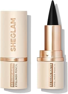 SHEGLAM Ez Glide Matte Eyeliner Pencil Highly Pigmented Black Smoky Eyes Pencil Smudge-Proof Long-Lasting Ultra-Fine Eyeliner Blendable Smooth Cat Eye Eye Make Up Black