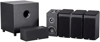 Premium 5.1.4-Ch. Immersive Home Theater System - with 8 Inch 200 Watt Subwoofer, Dolby Atmos Compatible, Black