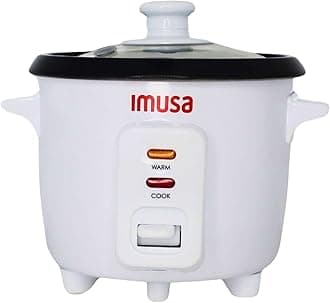 1.5cup Electric Ceramic Rice Cooker, White