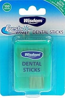 Wisdom Fresh Effect Dental Sticks Extra Minty 100 Sticks x 6 Packs by Wisdom