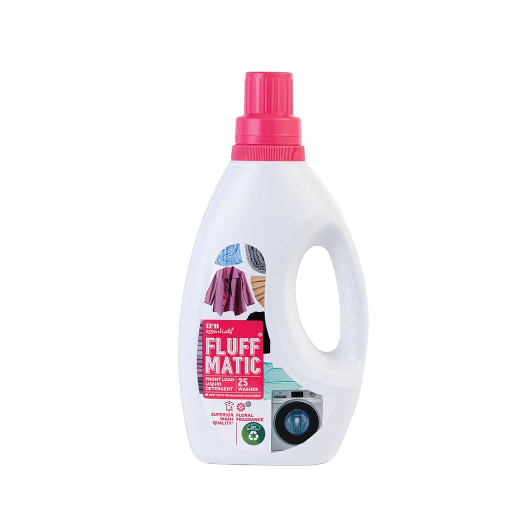 IFB Essentials Fluff Front Load Fabric Detergent (1 L) - Liquid
