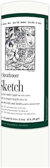 Strathmore 400 Series Sketch Paper Roll, Recycled, 36 inch x 10 yards - Bulk Paper Supplies for Drawing, Illustration, Art Class Students