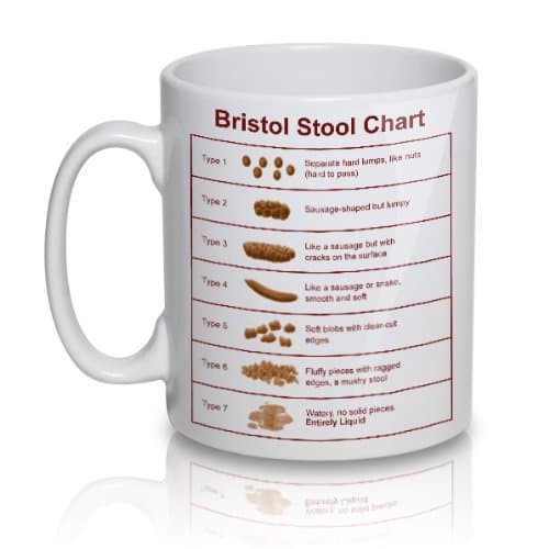 Bristol Stool Chart - Ceramic Mug - Ideal for Nurses!