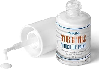 Ankita Specialty Tub and Tile Paint, High-Gloss White Tub and Tile Paint for Chips, Scratches, Cracks and Spots on Enamel, Acrylic, Porcelain, Sinks, Tubs, Tiles, Bathtub in Kitchen and Bathroom