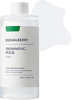Swimming Pool Toner - Korean Toner for Daily Exfoliating & Deep Hydration with Natural Enzyme Protease & Hyaluronic Acid, for Sensitive Skin, 10.14 Fl Oz (300ml)