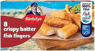 Birds Eye 8 Crispy Batter Fish Fingers, 224g (Frozen)
