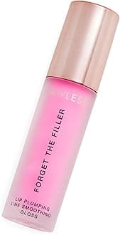 Lawless Forget the Filler Lip Plumping Line Smoothing Gloss - Daisy Pink - Premium Volumizing Lip Gloss with Natural Ingredients Designed to Plump, Firm, and Hydrate Lips 0.11 oz