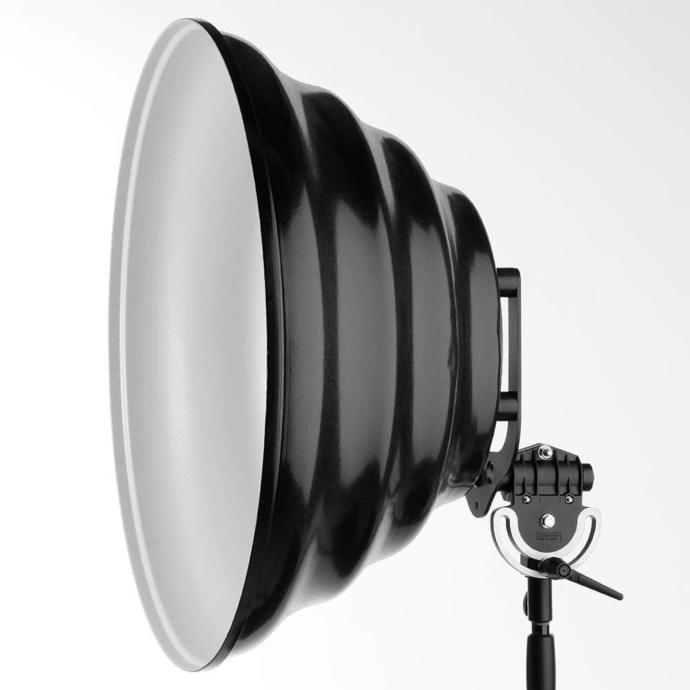 Mola Setti 28" Softlight Reflector, White Surface with PAD Diffuser, Unified Swivel Handle & Exterior Nylon Diffuser