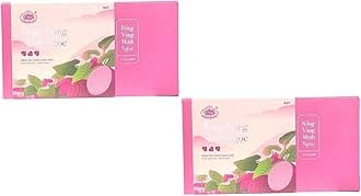 Twin Boxes Taro Mung Bean Cakes - Hai Hop Banh Dau Xanh Khoai Mon - 12 Small Boxes included Big Box with 2 Boxes per Order