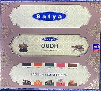 SATYA Premium OUDH Incense Sticks (Pack of 2)