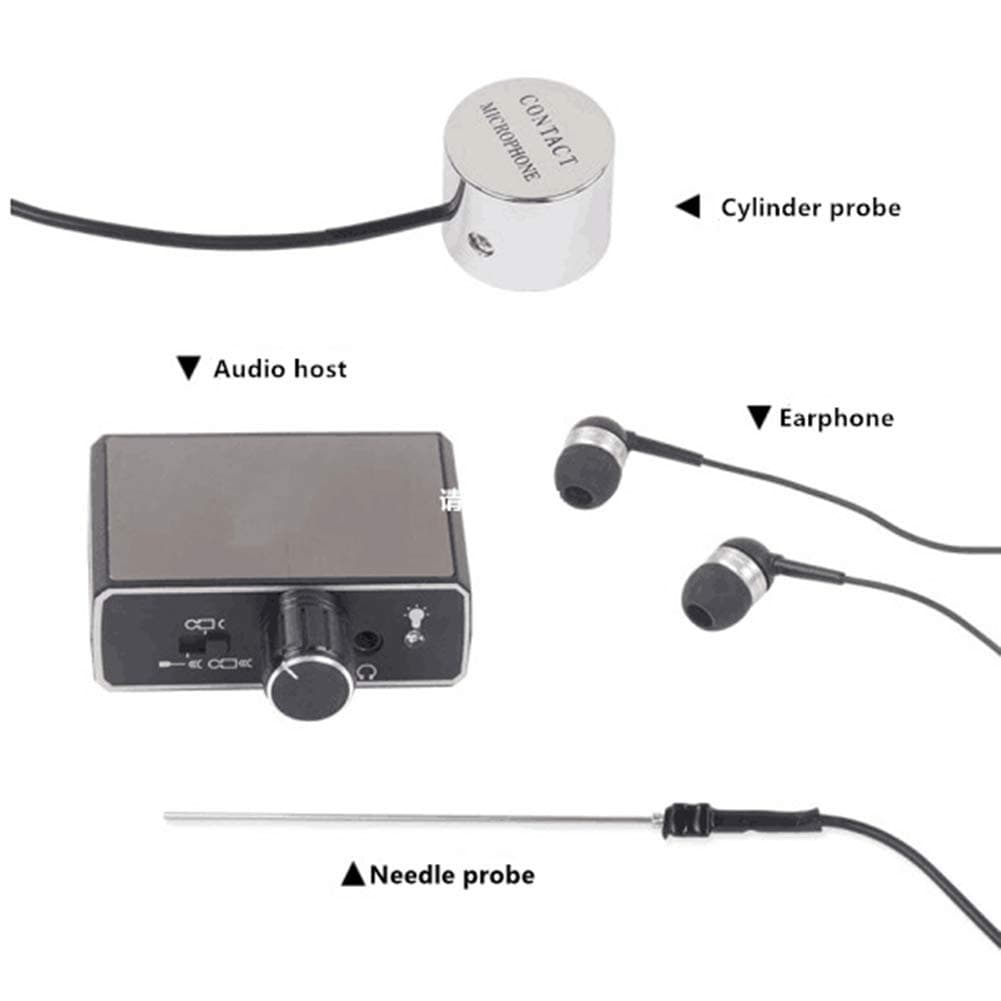 Spy Tec Highly Sensitive Audio Wall Probe with Amplification up to 20000x New Super Sensitive Listen Thru-Wall Contact/Probe Microphone Amplifier System