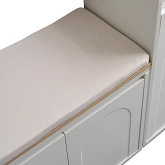 Bench Cushions for Indoor Furniture 40/48/60 x 14/15/17/11 inch Rectangular Non Slip Outdoor Bench Cushion pad for Deck Chair Swings Bench Cushion(Color 8,48x22x2in)