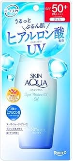 Skin Aqua Super Moisture UV Gel Sunscreen 3.9 oz (110 g) (Hyaluronic Acid Infused UV, Quick Adhesive Gel, SPF50+ PA++++)