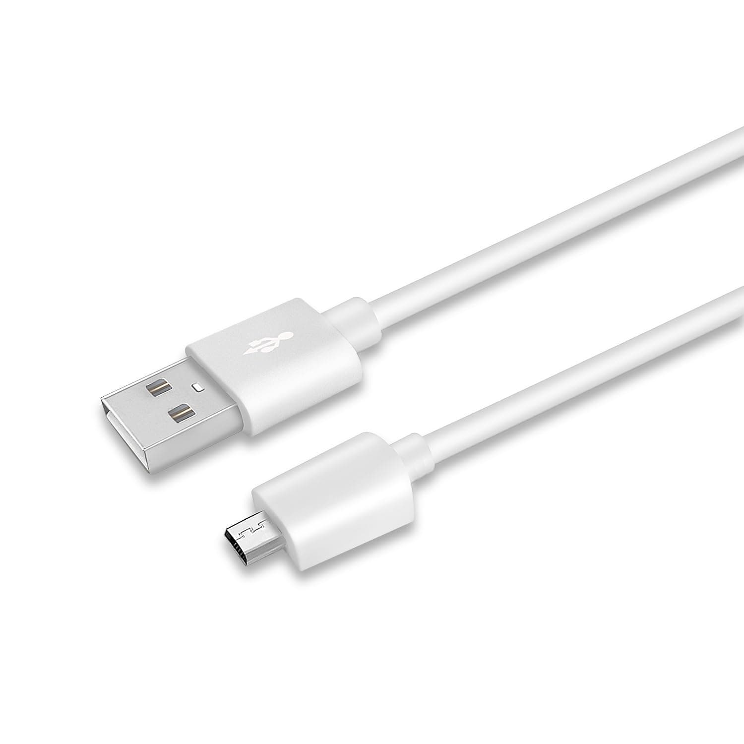 10 ft USB-A to Micro USB Power Cable for Ring Indoor Cam (2nd Gen)- White