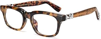 KepoitaClassic Square Glasses for Men Women Thick Frame Clear Lens Glasses Non Prescription Eyeglasses