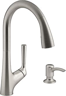 Kohler R77748-SD-VS Malleco Kitchen Sink Faucets, Vibrant Stainless