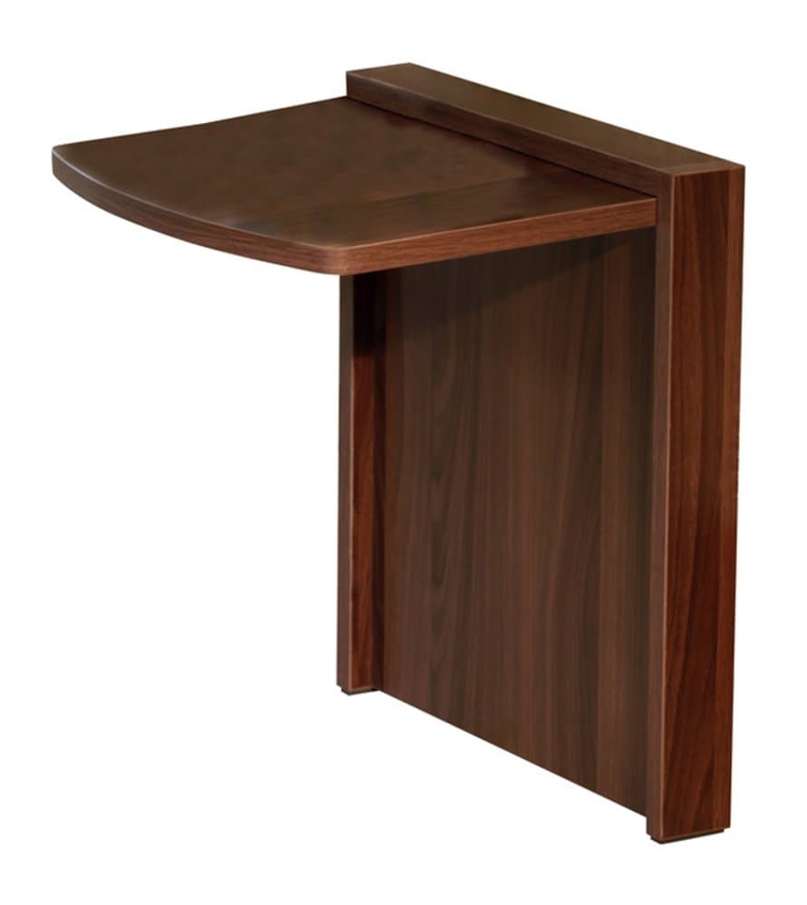 Tuc-Away Tables Folding End Table, Walnut