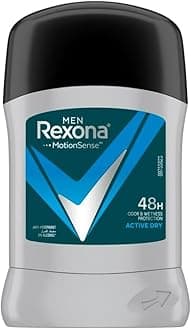 Men Antiperspirant Deodorant Stick, 48 hour sweat & odor protection, Active Dry, with MotionSense technology, 40g