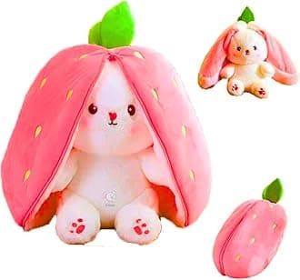 Storio Toy Super Cute Plushie Soft Toys for Kids | Plush Soft Toys for Baby Boys and Girls Kids -Reversible Rabbit | Best Valentine Gift