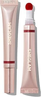 SHEGLAM Pout Pillow Cushion Lip Gloss Moisturizing Liquid Lipstick High Shine Finish Sponge Tip Applicator Non-Sticky Lip Glaze Party -Nod Off