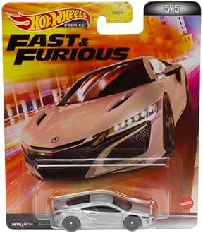 Hot Wheels Retro Entertainment Collection,17 Acura NSX, TV, & Video Games, Iconic Replicas for Play or Display, Gift for Collectors