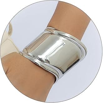 Long tiantian Gold Bangles for Women Bangle Bracelets Chunky Bangles Bracelets Non Tarnish Gold/Silver Bracelet for Women Trendy Jewelry Gifts