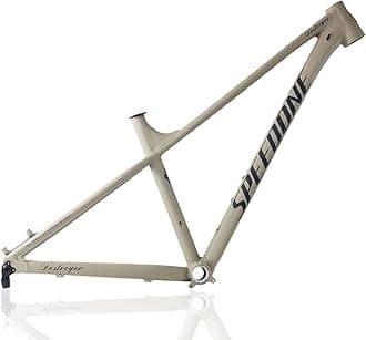 Hardtail Mountain Bikes Frame 27.5/29er Aluminum Alloy XC AM Mountain Bikes Frame Thru Axle 12x148mm Disc Brake Frame Routing Internal BB91 (Color : 27.5er Brown, Size : M)