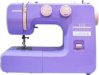 001LOVELY Lovely Lilac Easy-to-Use Sewing Machine, Metal Plastic, Purple