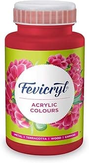 EGLCARE Pidilite Fevicryl Acrylic Colours (500 ml Magenta)