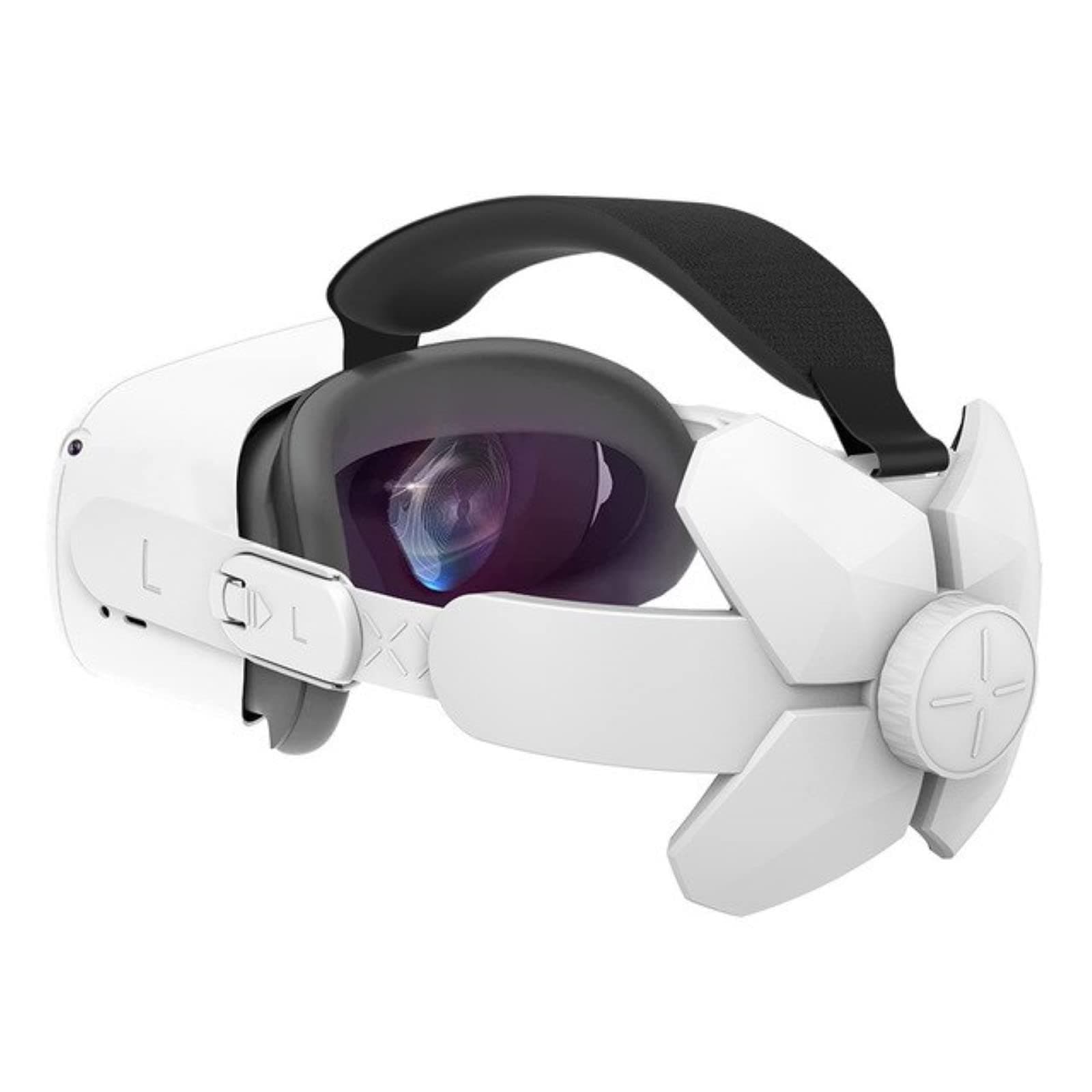 Elite Strap for Oculus Meta Quest 2 / Oculus Quest 2, Adjustable Head Pad Head Extend Strap Replacement Provides Longer Enhanced Grip, Comfortable Fit Balance & Support Better Comfort VR Accessory V2