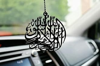 Acrylic Dream Catchers For Car,Decorative Car Hanging Ornament,Home,Window & Garden For Positive Vibes Mirror Decor Hand Made Gift,Wind Chimes,Room Feathers With Gift Keychain- Dn-12, Black