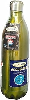 Atlasware Stainless Steel Vacuum Thermos Flask Bottle (1000 Ml) - Colour May Vary (Pack of 1)