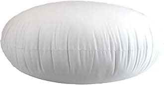 MoonRestRound Pillow Insert Hypoallergenic Polyester Form Stuffer-%100 Cotton Blend Covering for Sofa Sham, Decorative Pillow, Cushion and Bed - 18 Inch Diameter