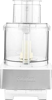Food Processor 14-Cup Vegetable Chopper for Mincing, Dicing, Shredding, Puree & Kneading Dough, White Stainless, DFP-14BCWNY