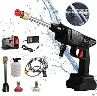 Cordless Pressure Washer | 48V Portable Electric Handheld Power Washer Gun | Ideal for Outdoor Use – Car Cleaning, Watering Flowers, and Floor Cleaning