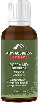 Alps Goodness Rosemary Essential Oil (30ml), Stimulates Hair Growth & Helps in Skin Toning - for Hair & Skin