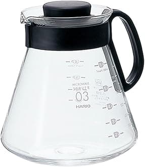 V60 Range Coffee Server 800 ml Black XVD-80B