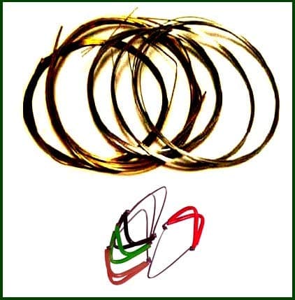 Best Value Indian Sitar Packet – Full Sitar String Set with 4 Mizrab Plectrums