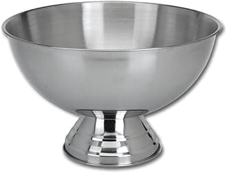 Champagne cooler bucket, stainless steel wine bowl