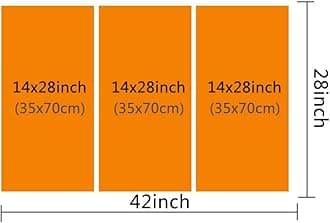 Modern Medicine Cardiology Concept Paintings Wall Art 3 Panels Stethoscope and Medical Paintings for Wall Decorations Wall Prints Giclee Print Gallery Packaging Artwork Ready to Hang (42"Wx28"H)