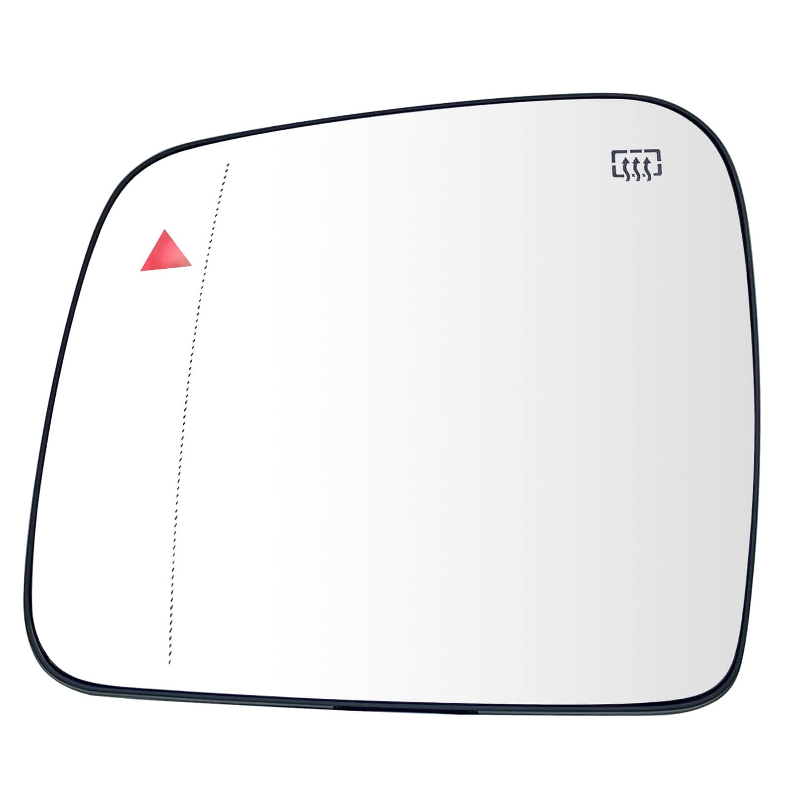 Blind Spot Detection Driver Side Mirror Replacement for DODGE Durango JEEP Grand Cherokee 2011-2021, Left Exterior Side Rearview Mirrors Glass, with Backing Plate, Power Heated