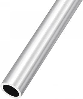 sourcing map 6063 Aluminum Tube (23mm OD x 18mm ID x 300mm L), Aluminum Round Tubing - for Home Furnishing, Machinery, DIY Handicraft