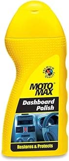 Motomax Dashboard Polish 100 ml with cleaners & silicone | Restore, shine dull dashboards| Protect from UV rays, cracking, fading & sun heat | Safe on tyre, rubber, plastic, vinyl parts of car & bikes