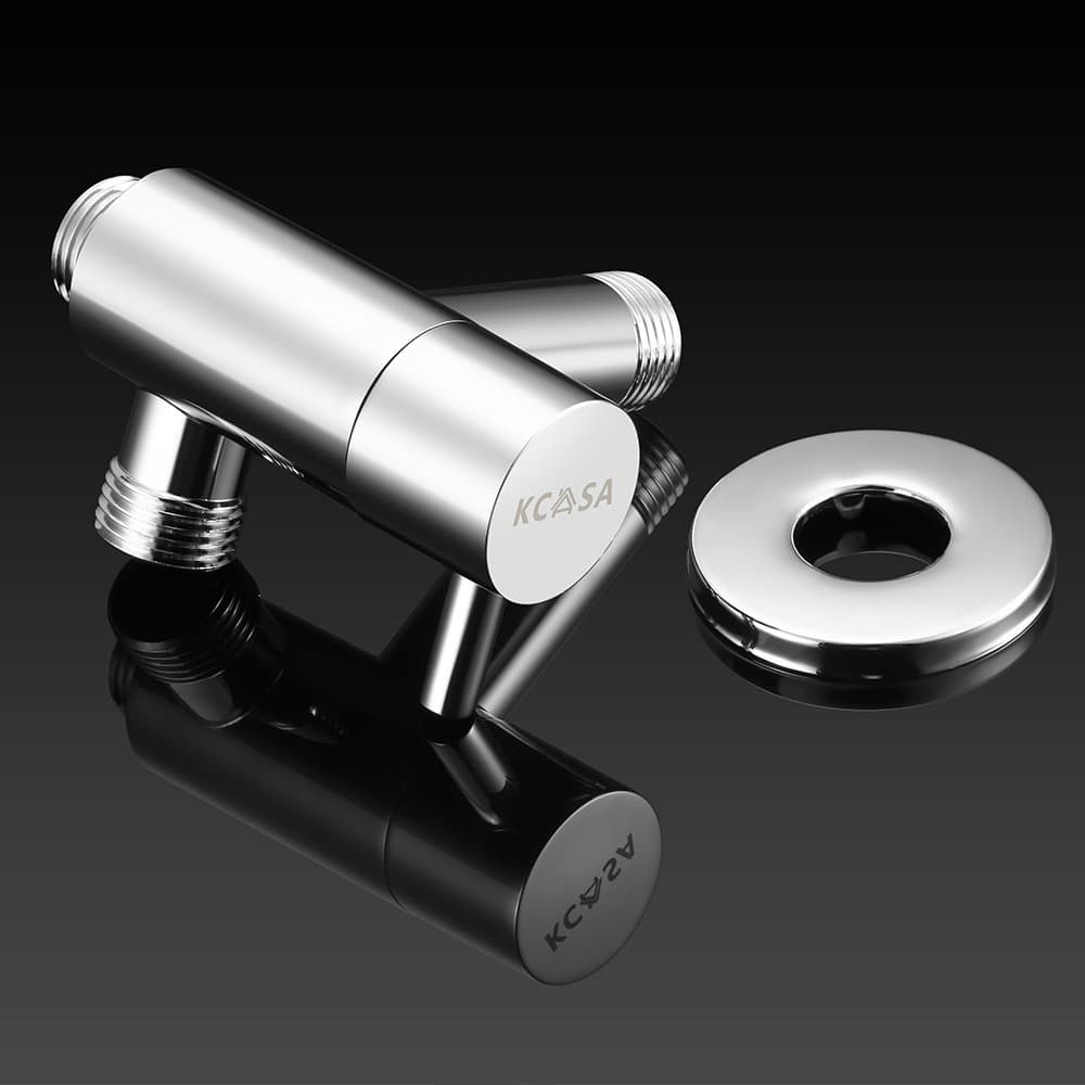 Rotation Switch Water Knockout Trap Three Way Angle Valve Bath Water Diverter