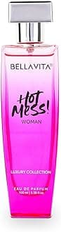 Bella Vita Luxury Hot Mess Woman Eau De Parfum Perfume with Mandarin, Passionfruit, Musk|Premium, Long Lasting Fruity & Musky Fragrance for Women 100ML