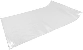 10 Pack Rok Hardware Heavy Duty 13" x 18" Resealable 4Mil Thick Writable Dispenser Plastic Big Clear Poly Zip Food Safe Storage Bags, Large RZ4R1318