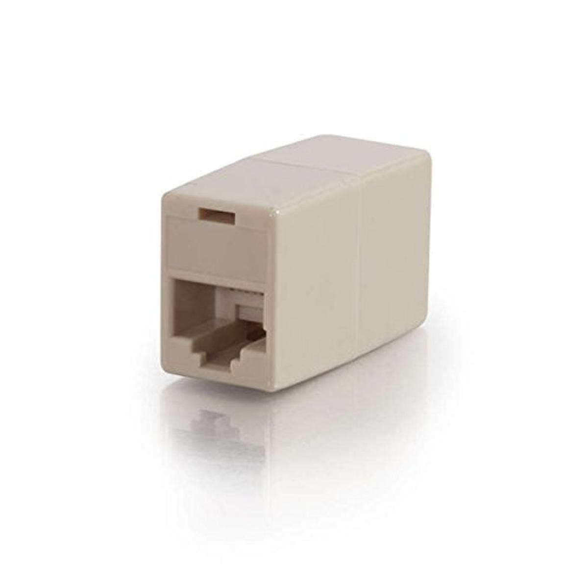 RJ12 6-PIN MODULAR STRAIGHT-THROUGH INLINE COUPLER