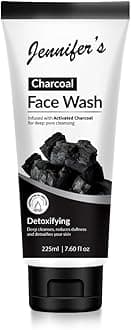 – Face Wash Charcoal 225 ML - Deep Cleansing, Detoxifying, Reduces Dullness, Infused with Activated Charcoal, Suitable for All Skin Types
