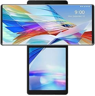 LG Wing 5G T-Mobile Unlocked LMF100TM 6.8 inch 8GB+256GB - Aurora Grey (US Warranty) (Renewed)