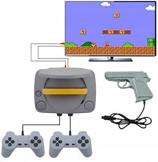 SMARTCAM Trendy 8 Bit LCD Plug Tv Video Game Console with Classic Inbuilt Game Like Super Mario Bros,Contra,Double Dragon 2,Duck Hunt,F1 Race ETC for Game Lovers,Multicolour